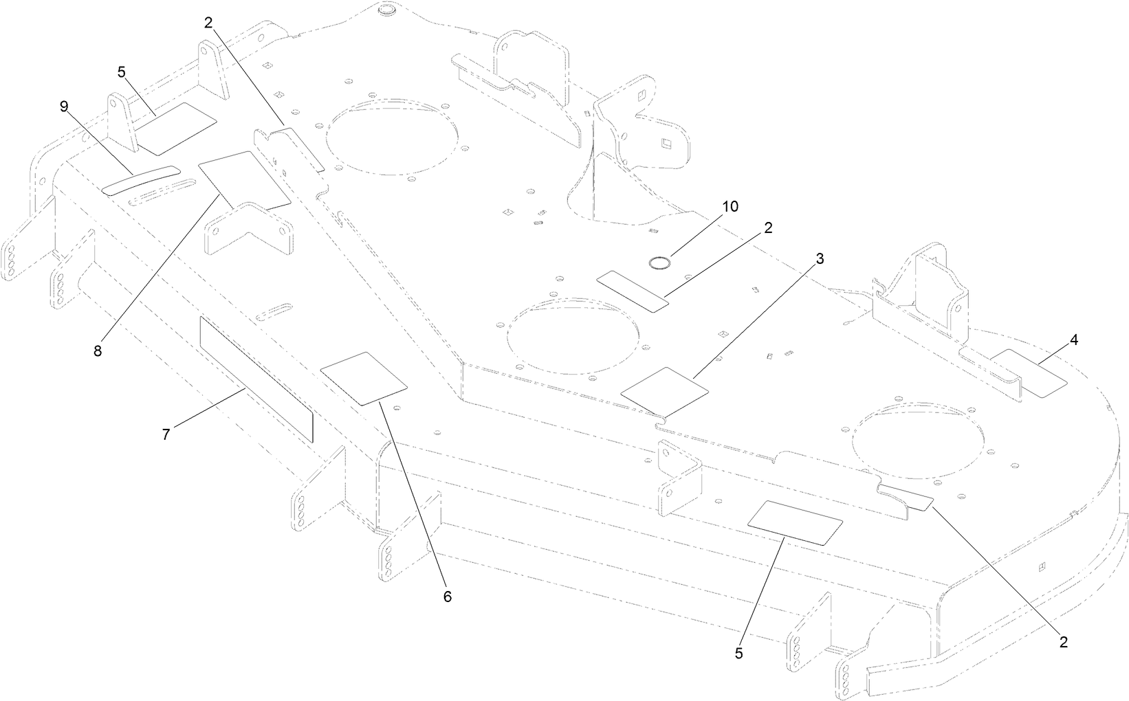Deck Decal Assembly No. 117-3800