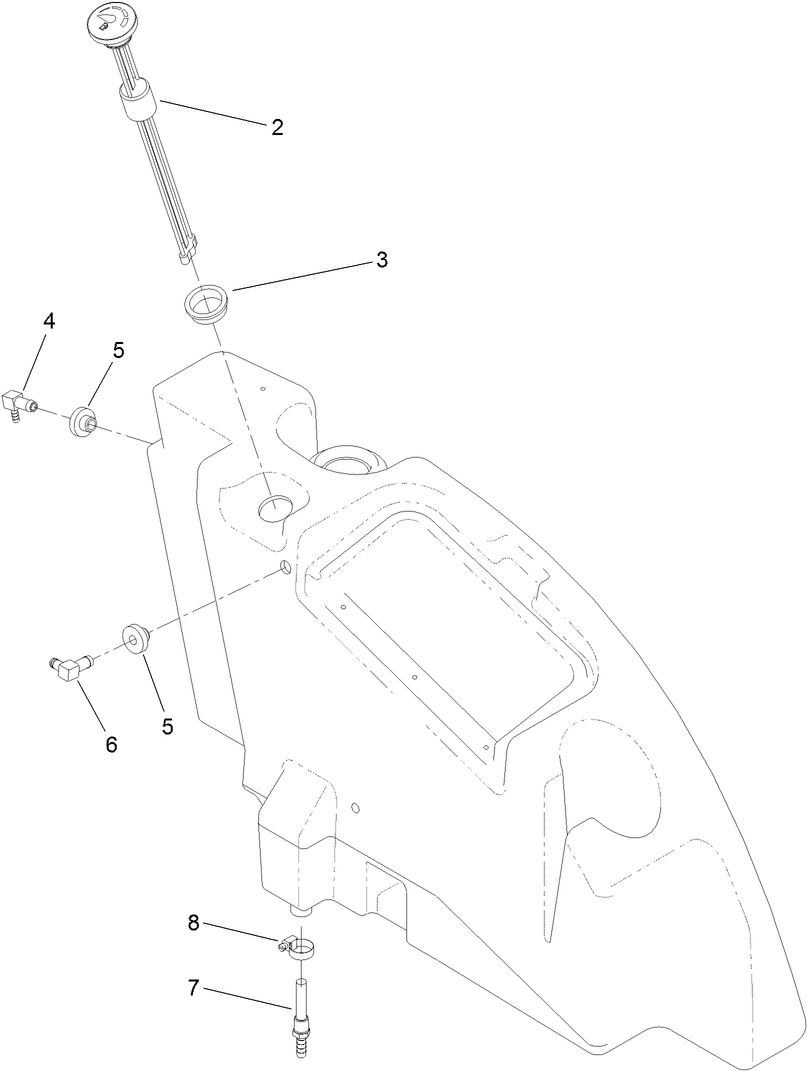 LH Fuel Tank Assembly No. 110-8230