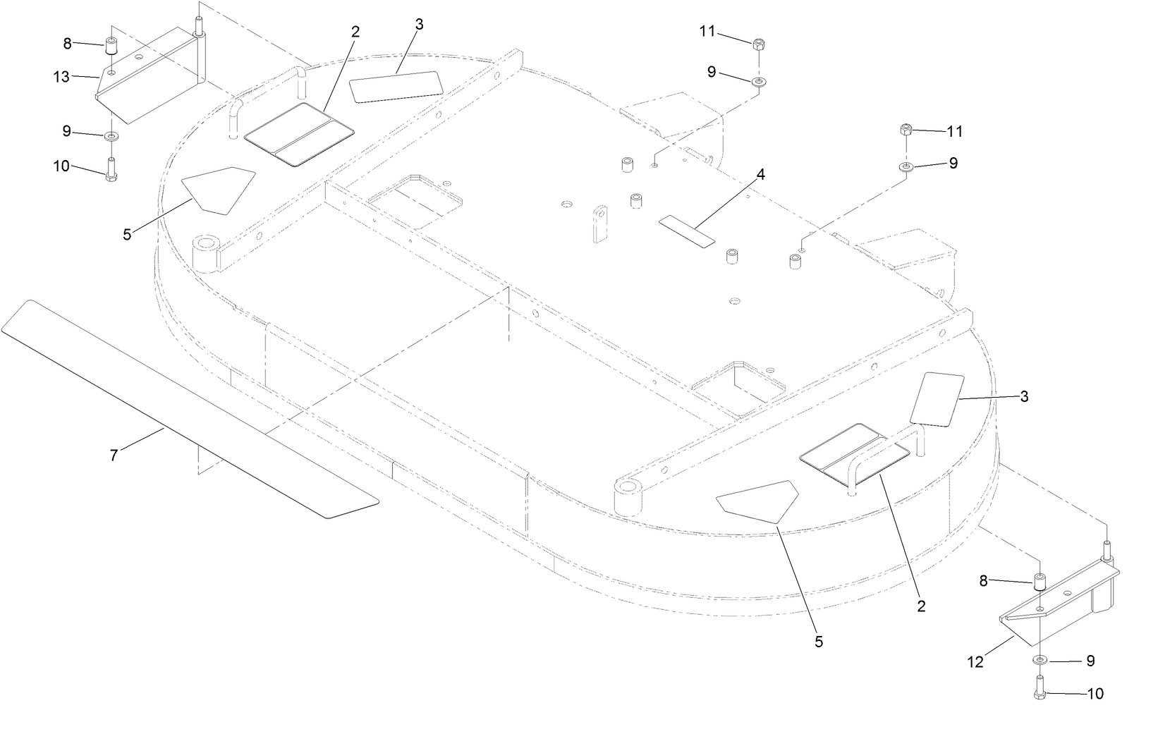 Deck Decal Assembly No. 109-4372