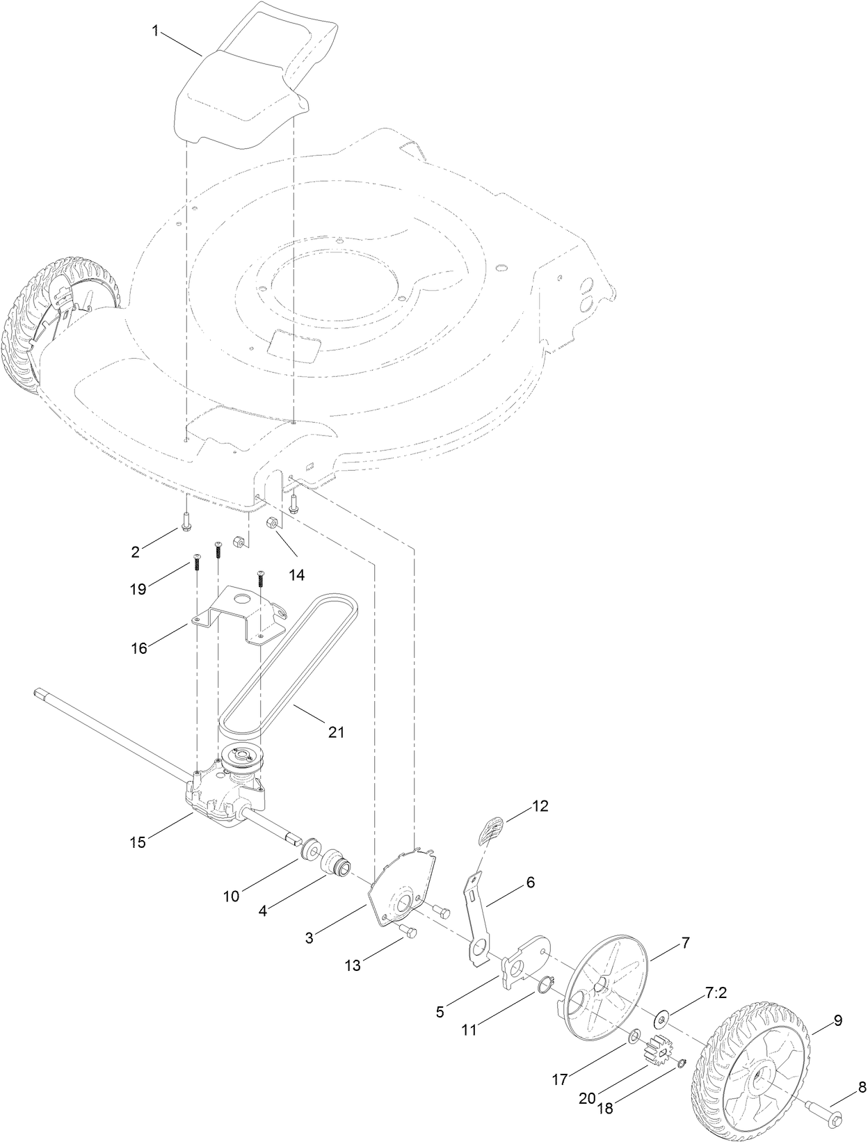 Transmission and Front Wheel Drive Assembly