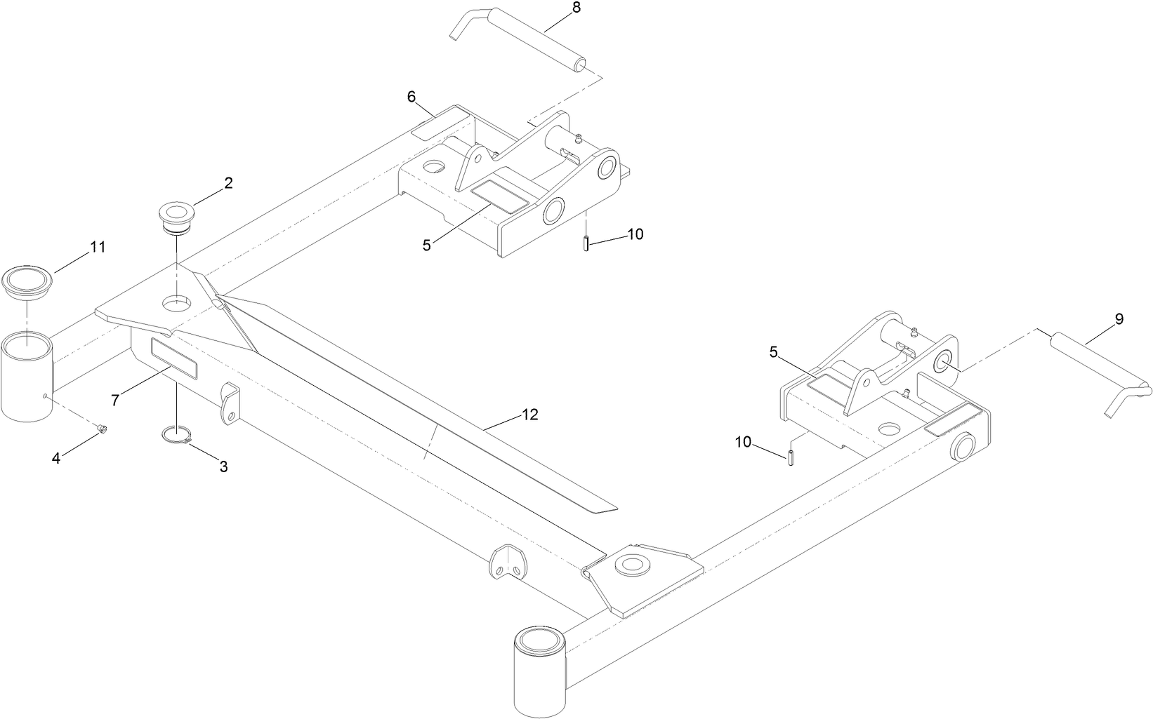 Deck Support Assembly No. 103-9480