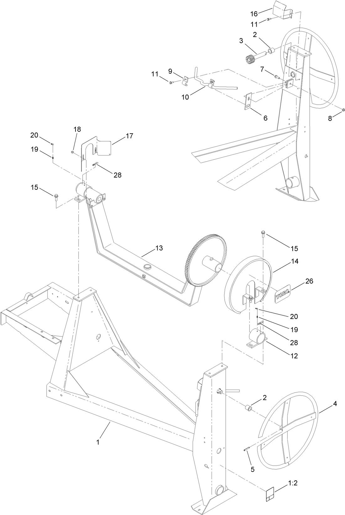 Frame and Yoke Assembly