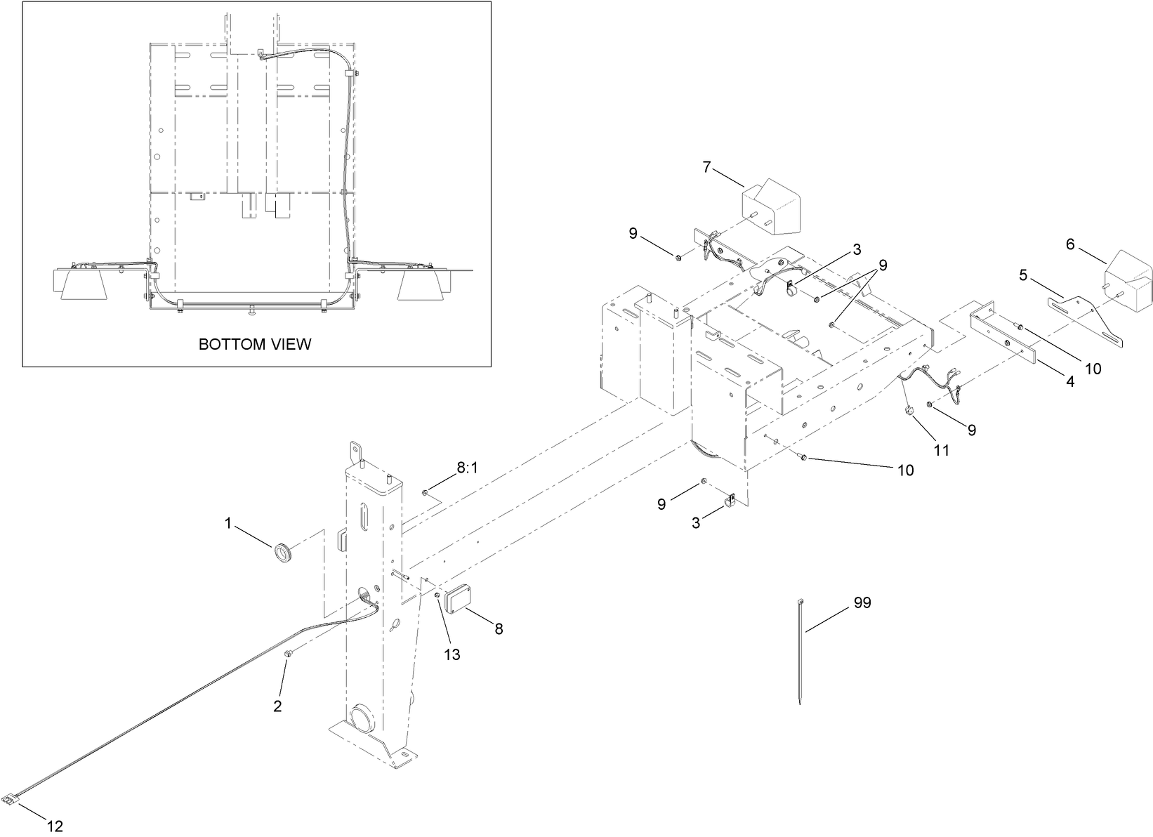 Trailer Lights Assembly