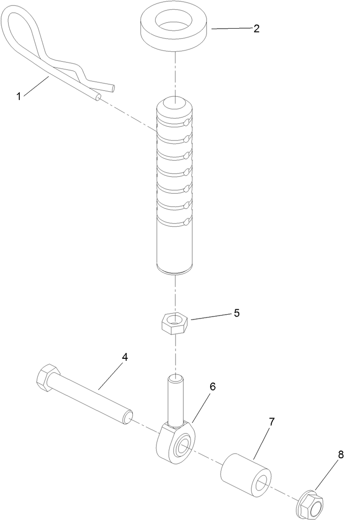 Rear Deck Height Adjustment  Assembly No. 109-0322