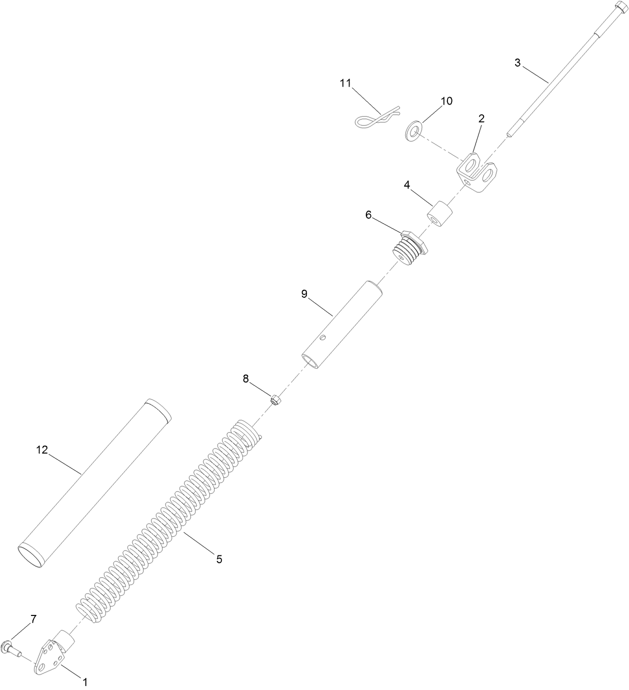 Spring Lift Assist Assembly No. 116-7850