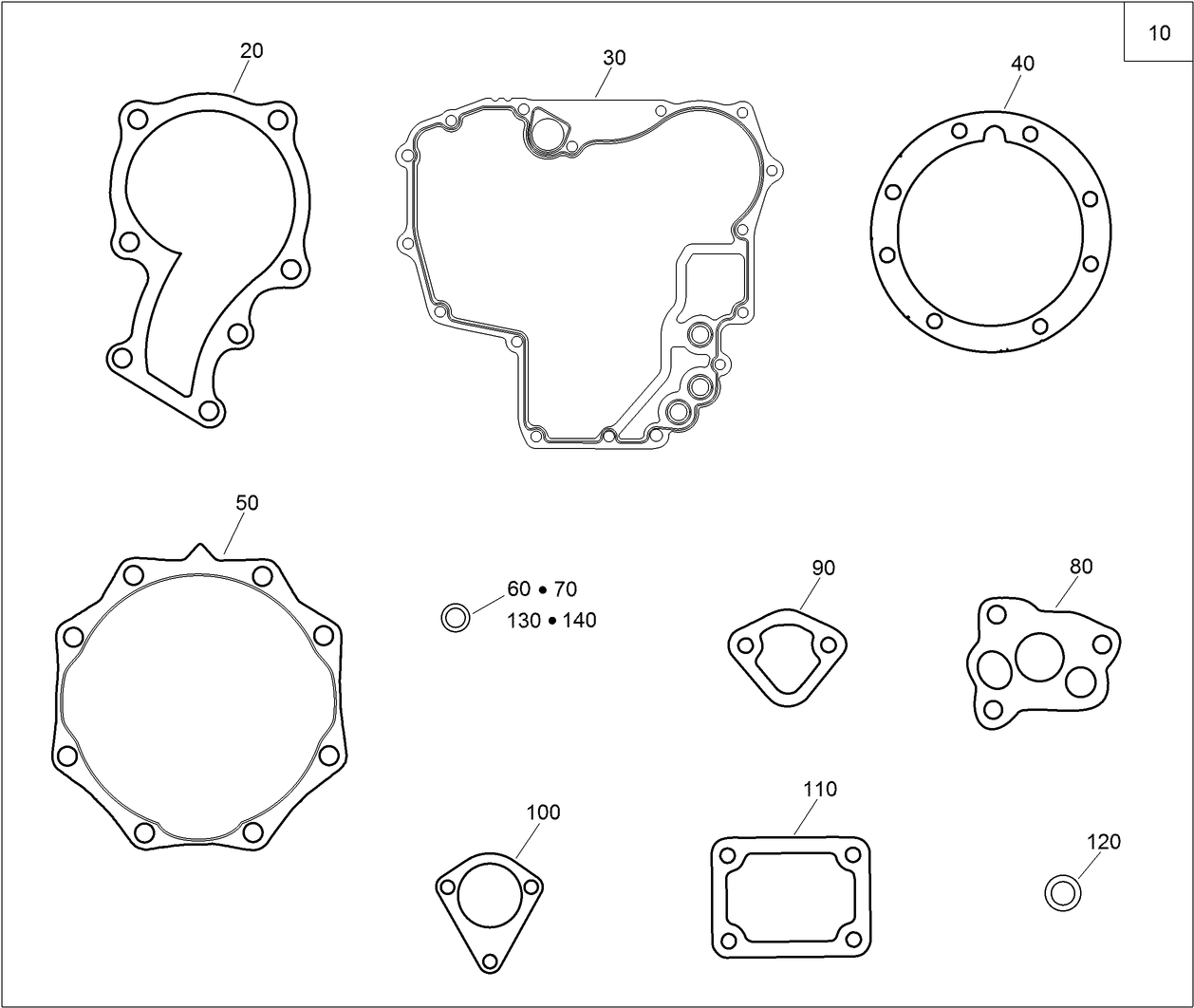 Lower Engine Gasket Kit