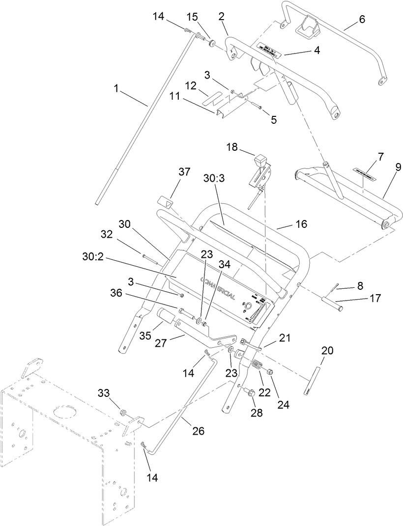 Handle and Control Assembly
