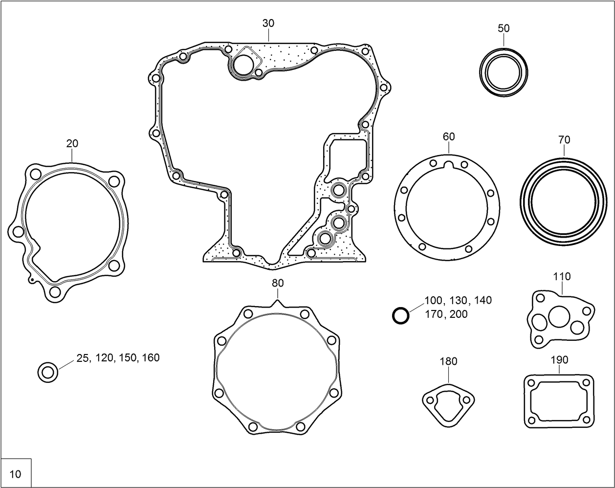 Lower Engine Gasket Kit
