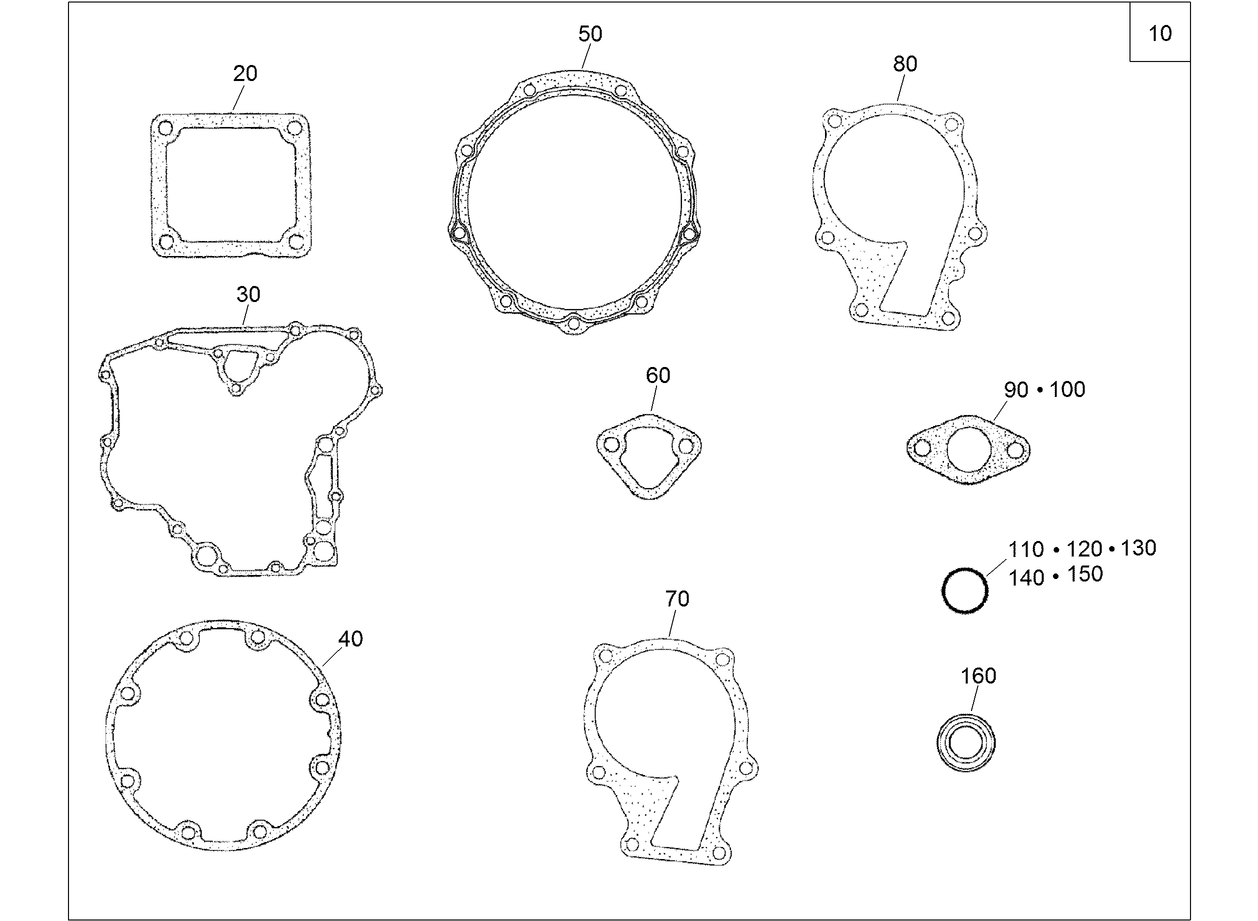 Lower Engine Gasket Kit