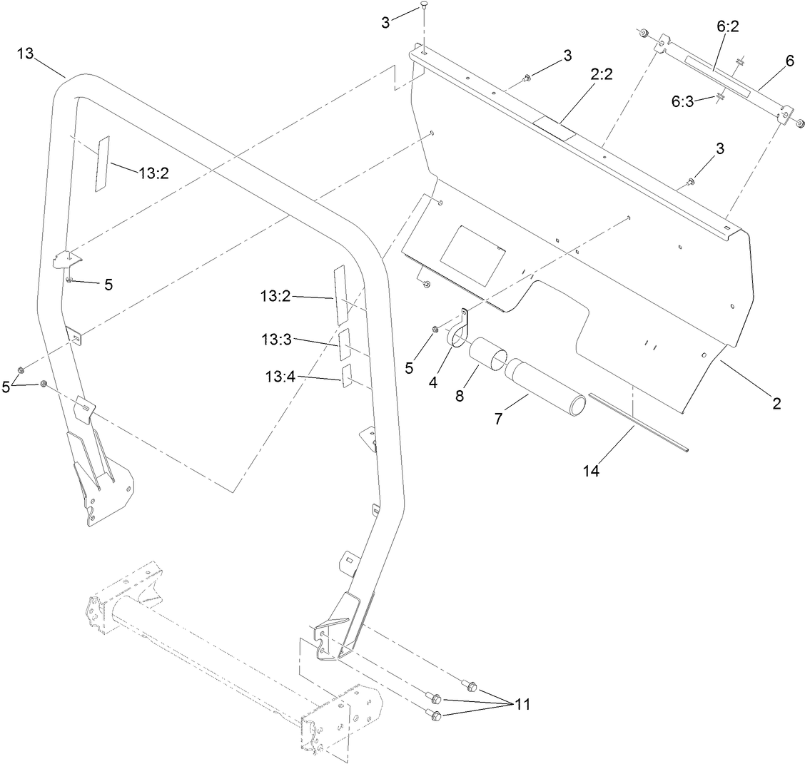 Roll-Over Protection System Assembly