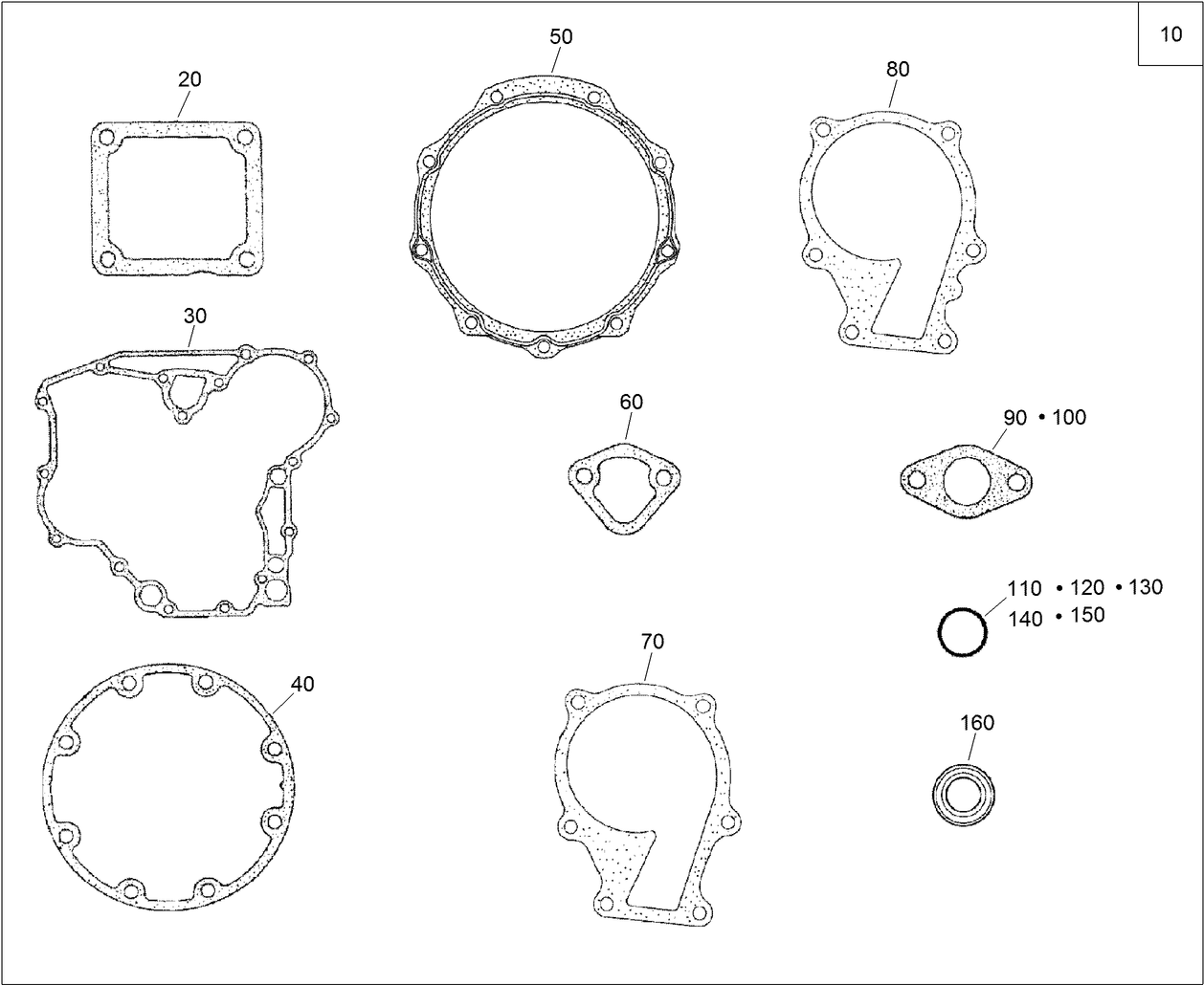 Lower Engine Gasket Kit
