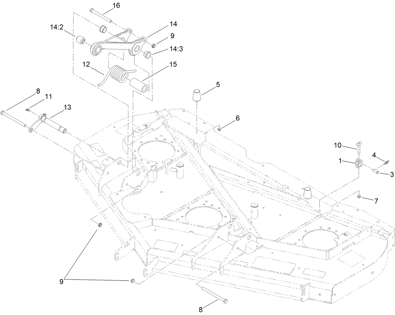 Adjustment Link and Bumper Assembly