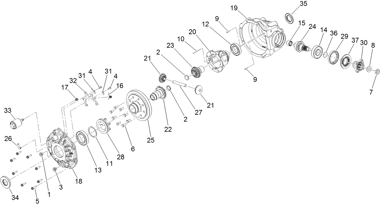 Differential Assembly No. 121-9604