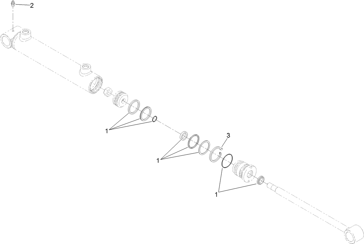 Hydraulic Cylinder Assembly No. 125-1660