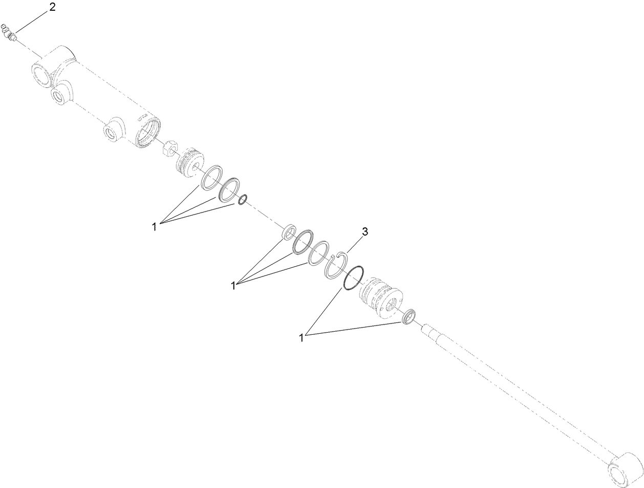 Hydraulic Cylinder Assembly No. 125-1659
