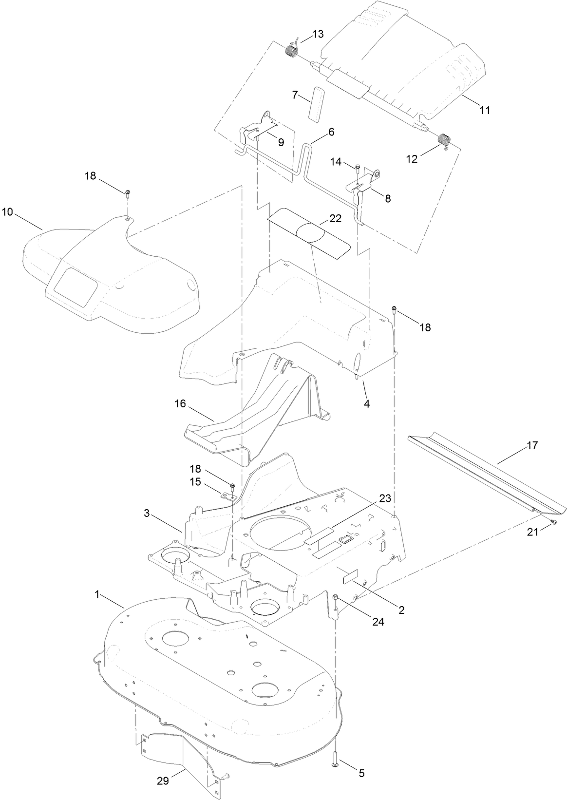 Deck and Frame Assembly