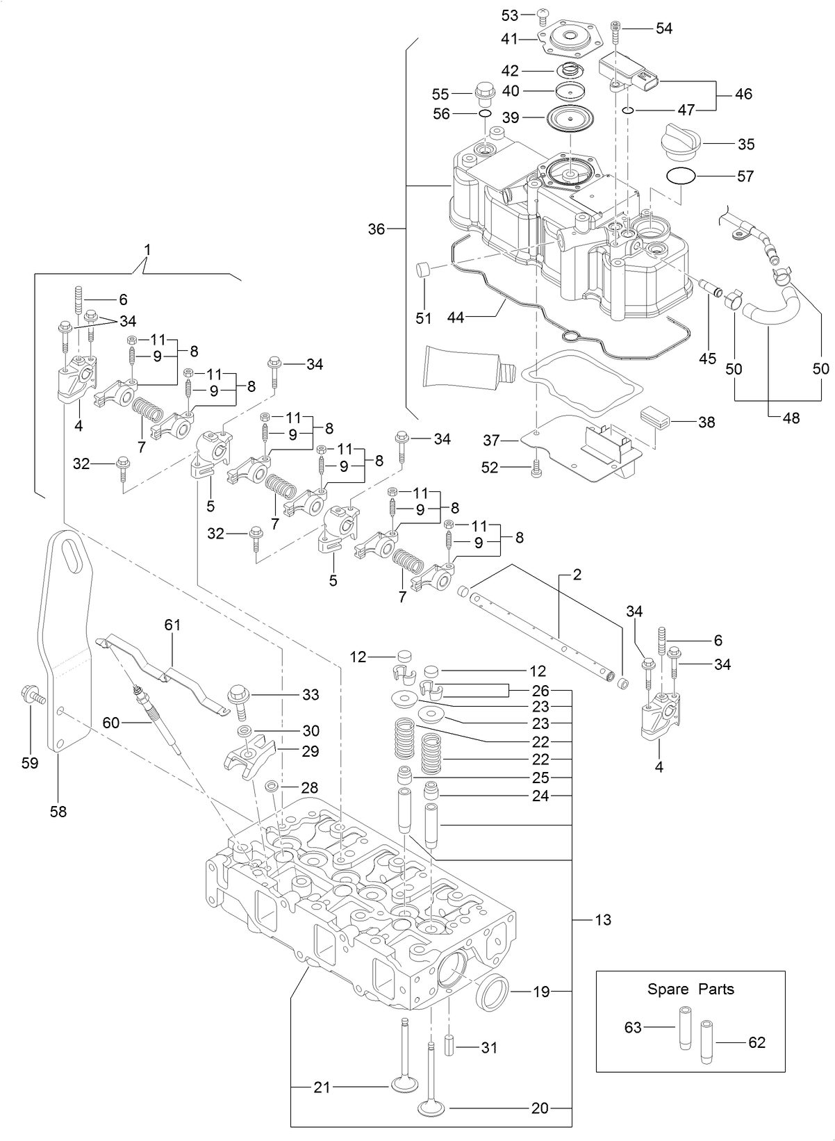 Cylinder Head and Cover Assembly