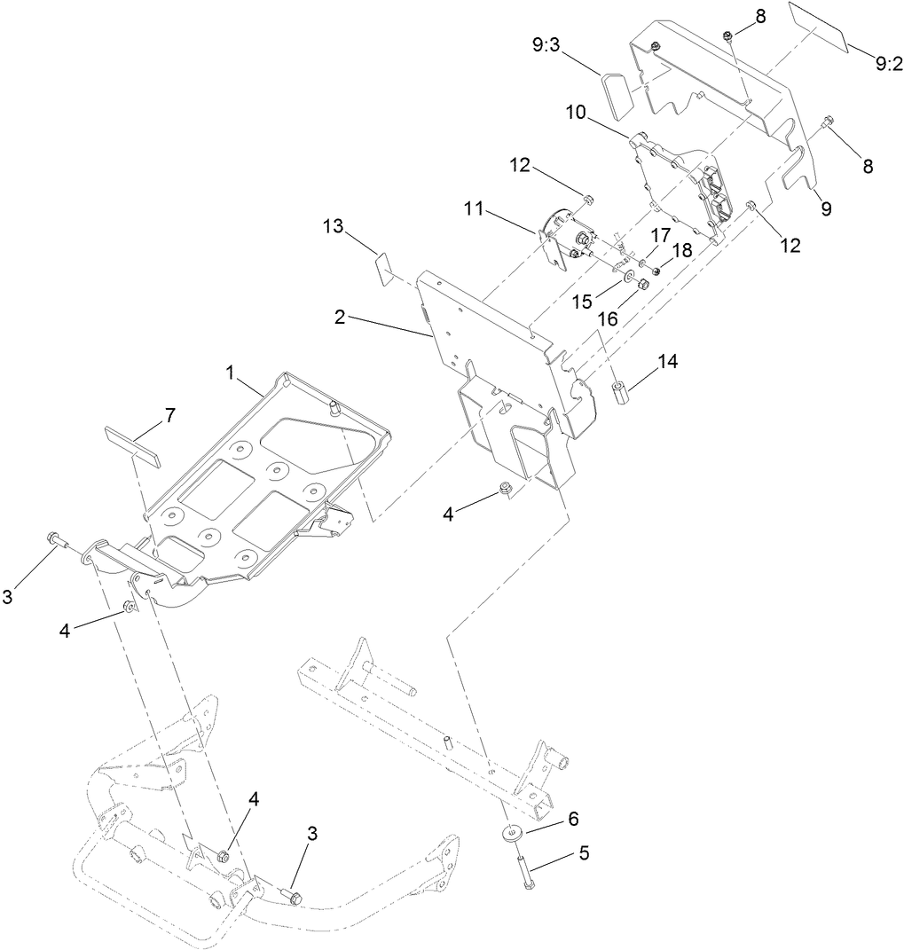 Battery Base and Controller Assembly
