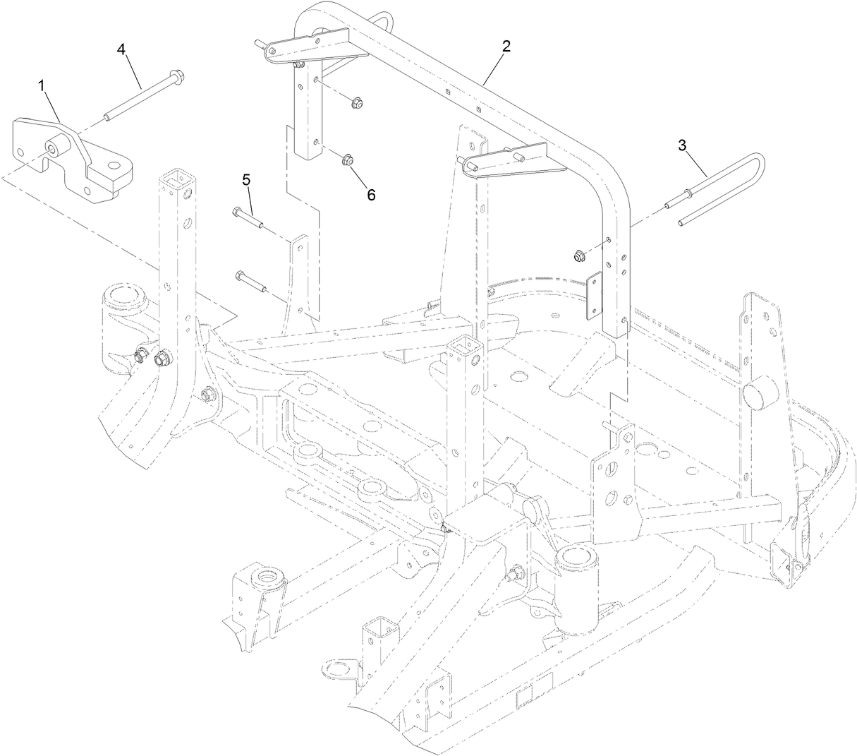 Rear Frame Components Assembly
