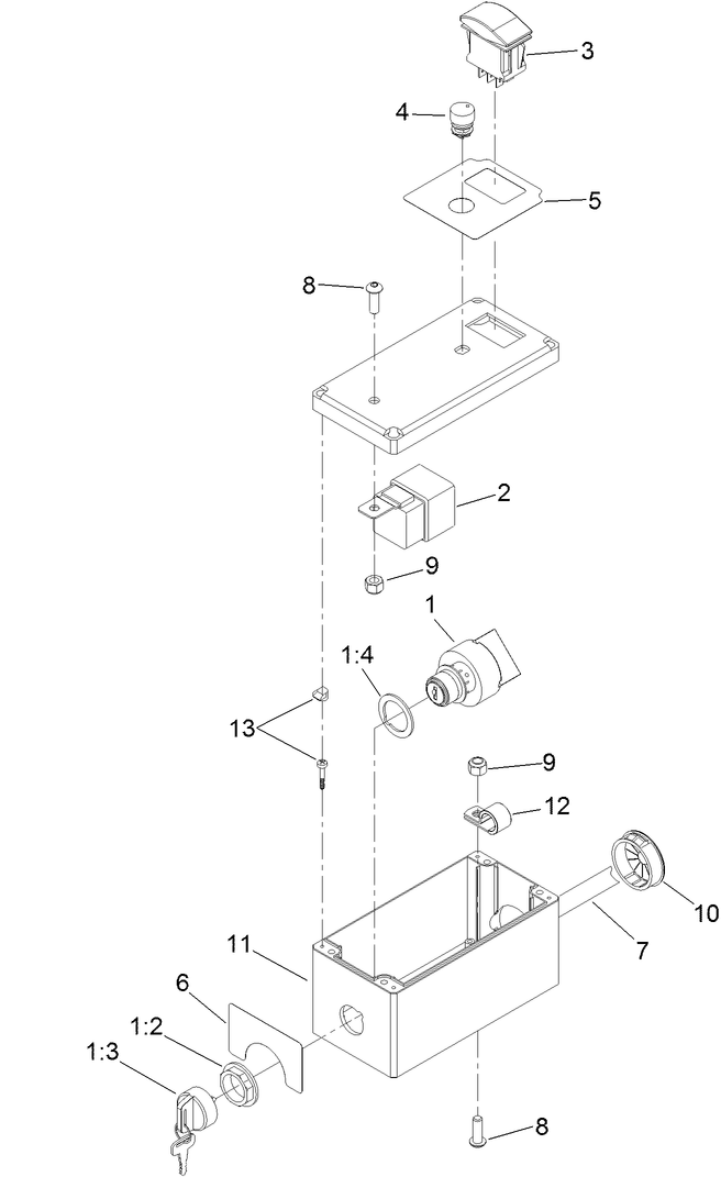 Tethered Control Assembly No. 119-6341