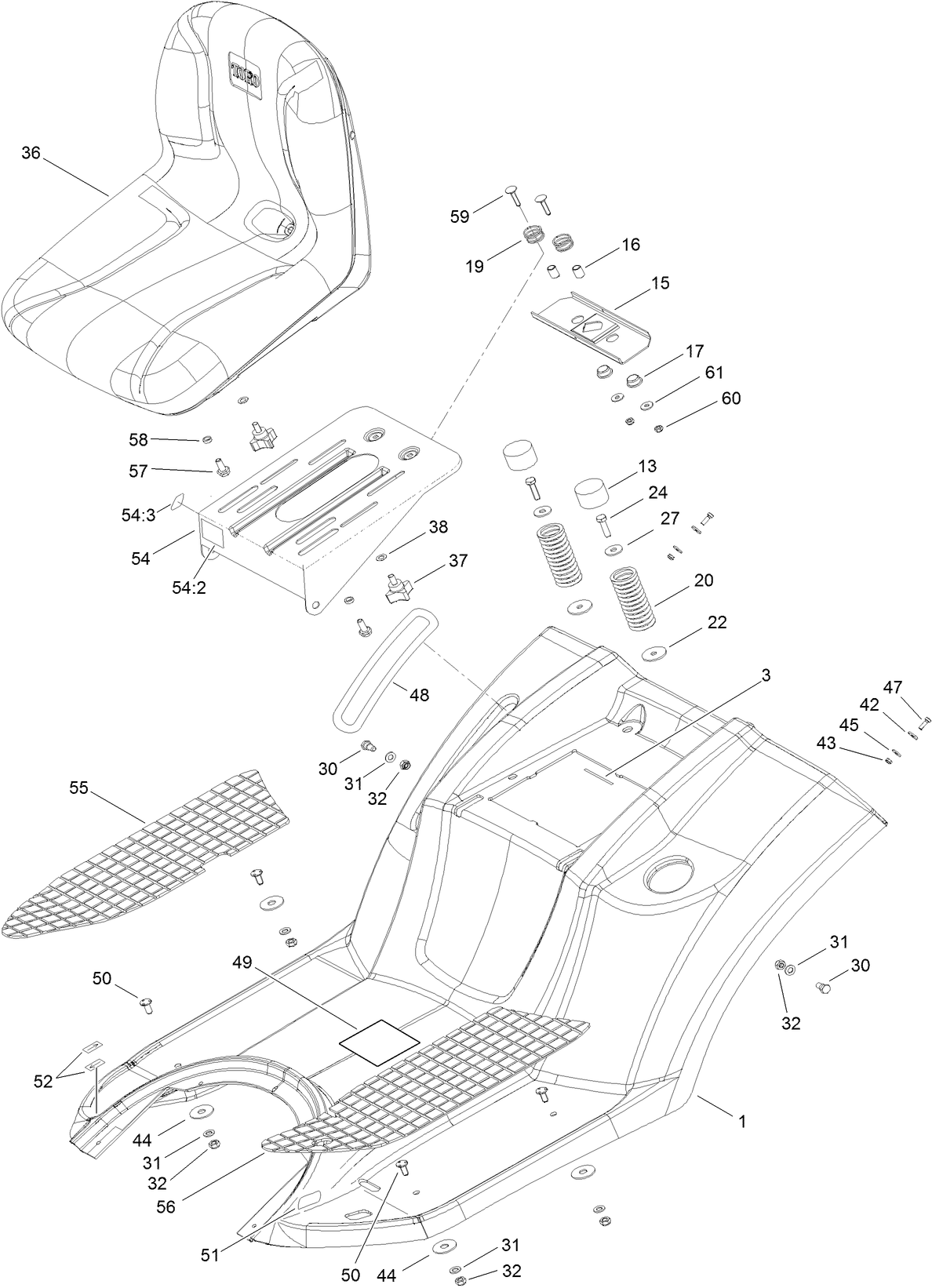 Seat and Body Fender Assembly