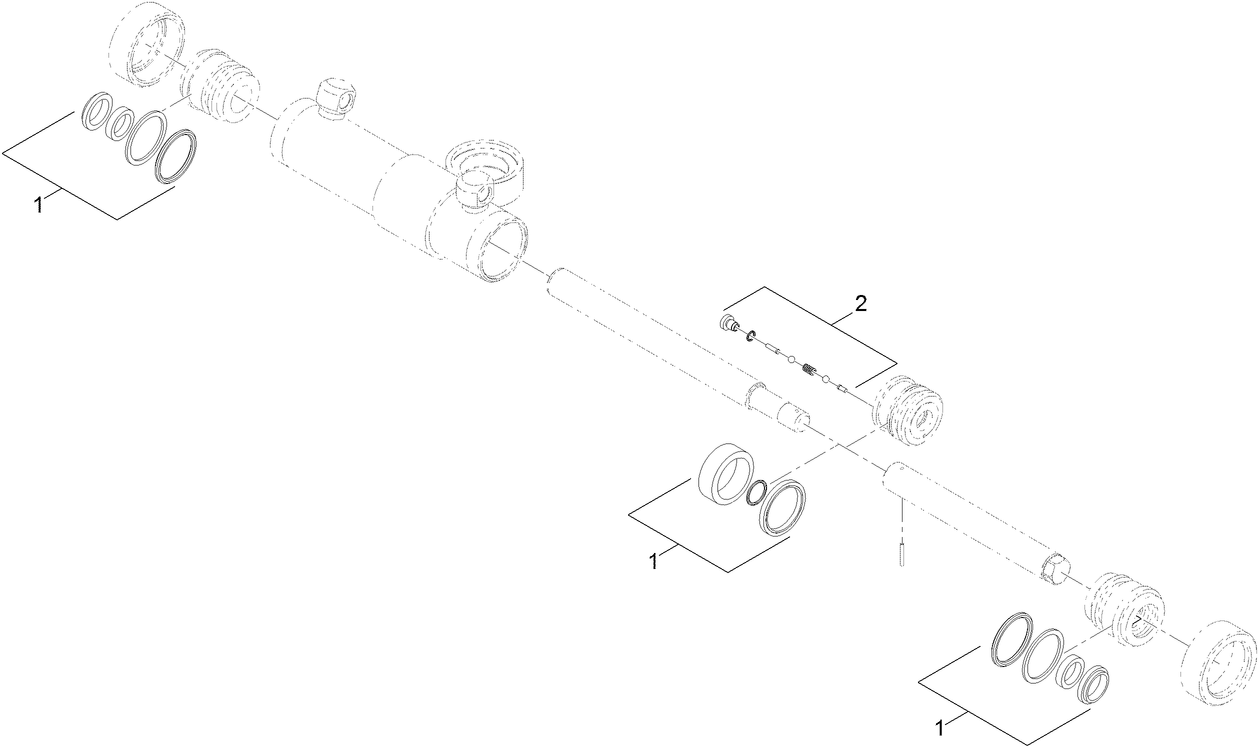 Hydraulic Cylinder Assembly No. 125-2835