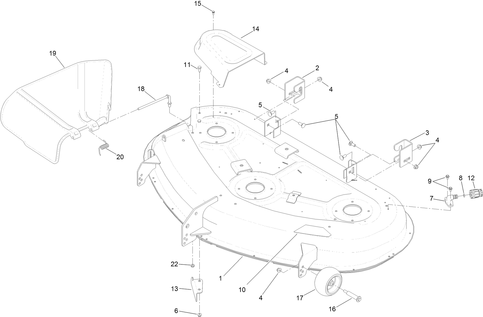 50 Inch Deck Assembly