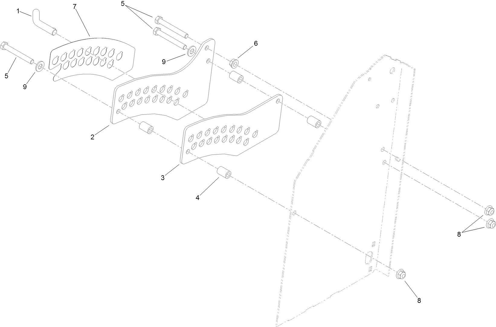 Height-of-Cut Plate Assembly