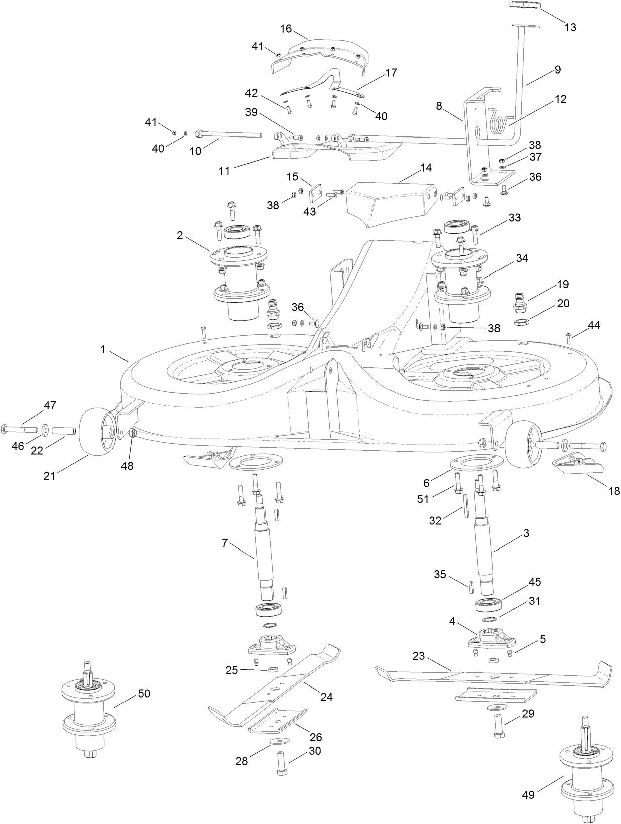 Mower Housing Assembly