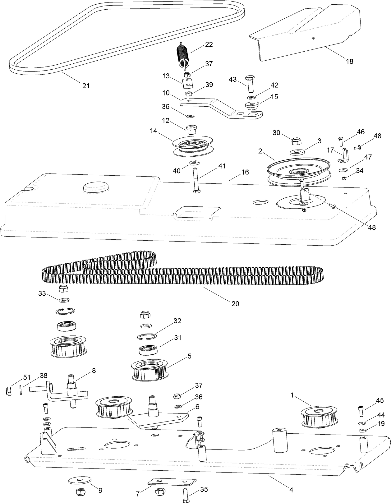Cutting Drive System Assembly No. 111-6850
