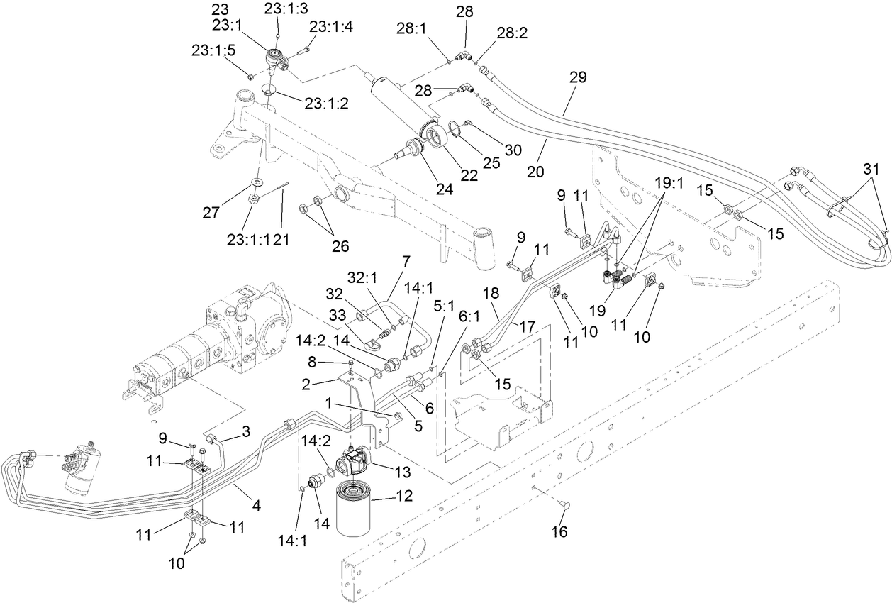 Steering Hydraulic Assembly