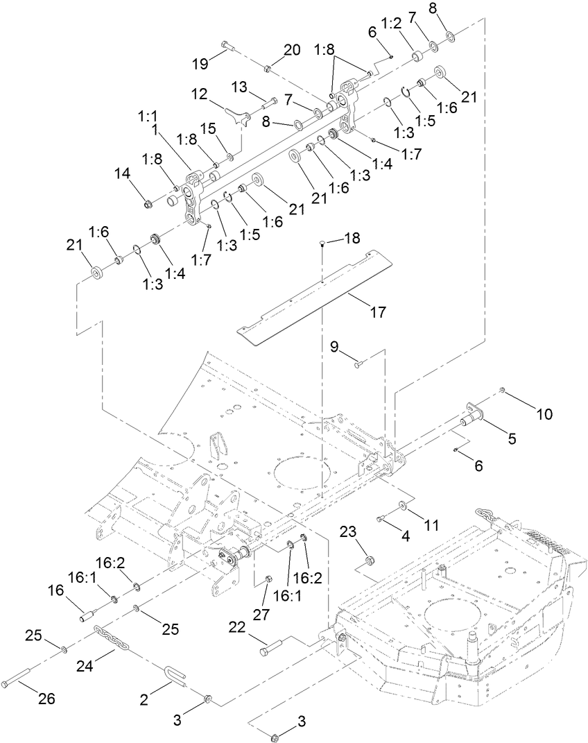 Lift Arm and Linkage Assembly