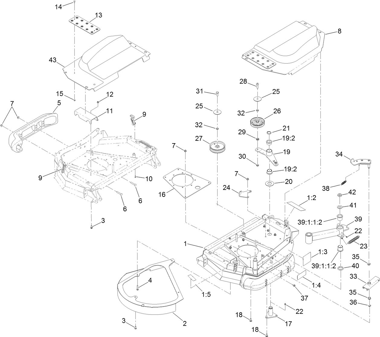 LH Wing Deck Assembly