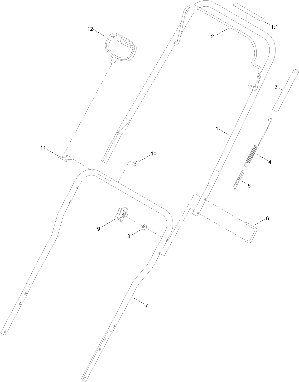 Upper Handle Control Assembly
