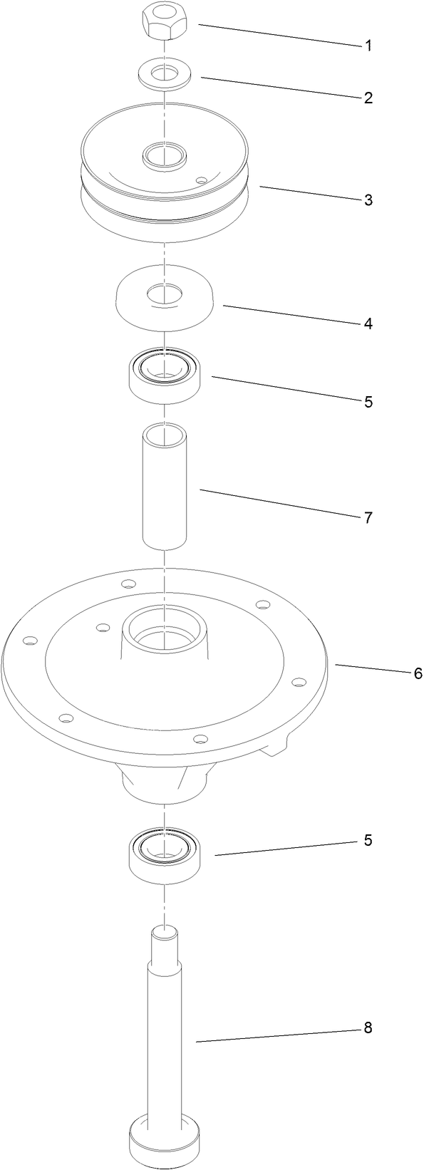 Spindle Assembly No. 117-7636