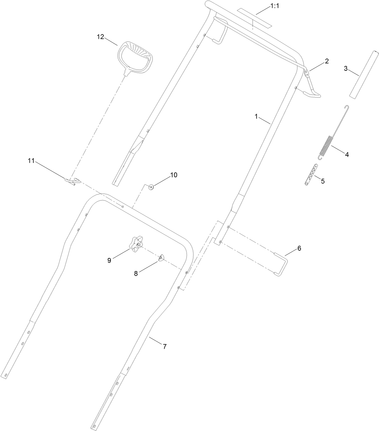 Upper Handle Control Assembly