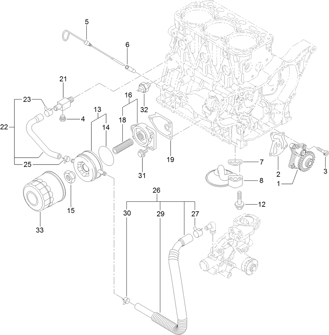 Lubrication and Oil System Assembly