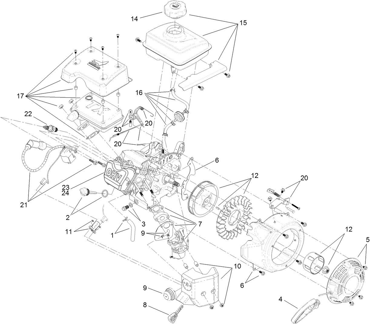 Engine Assembly No. 119-1974