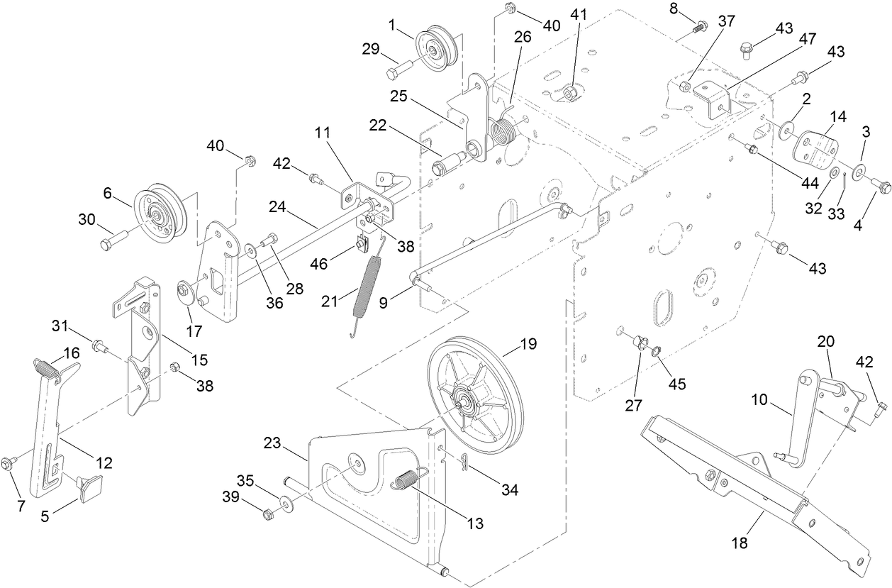 Idler and Linkage Assembly