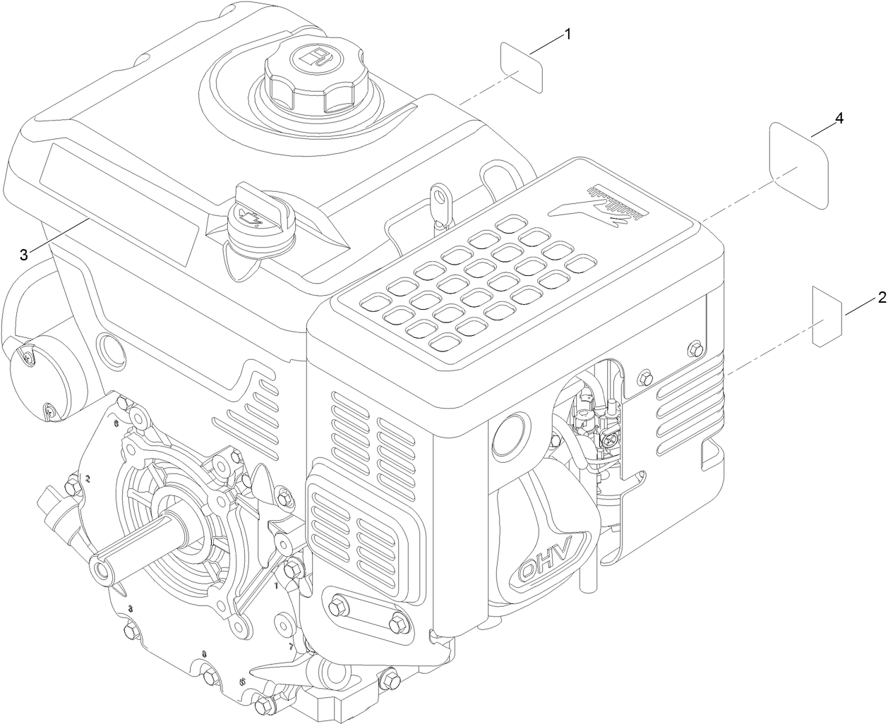 Engine Decal Assembly