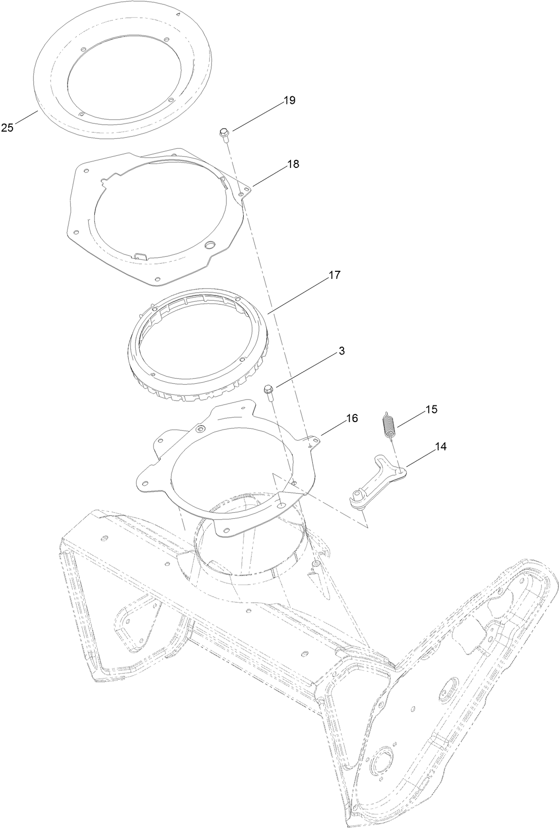 Chute Control Assembly