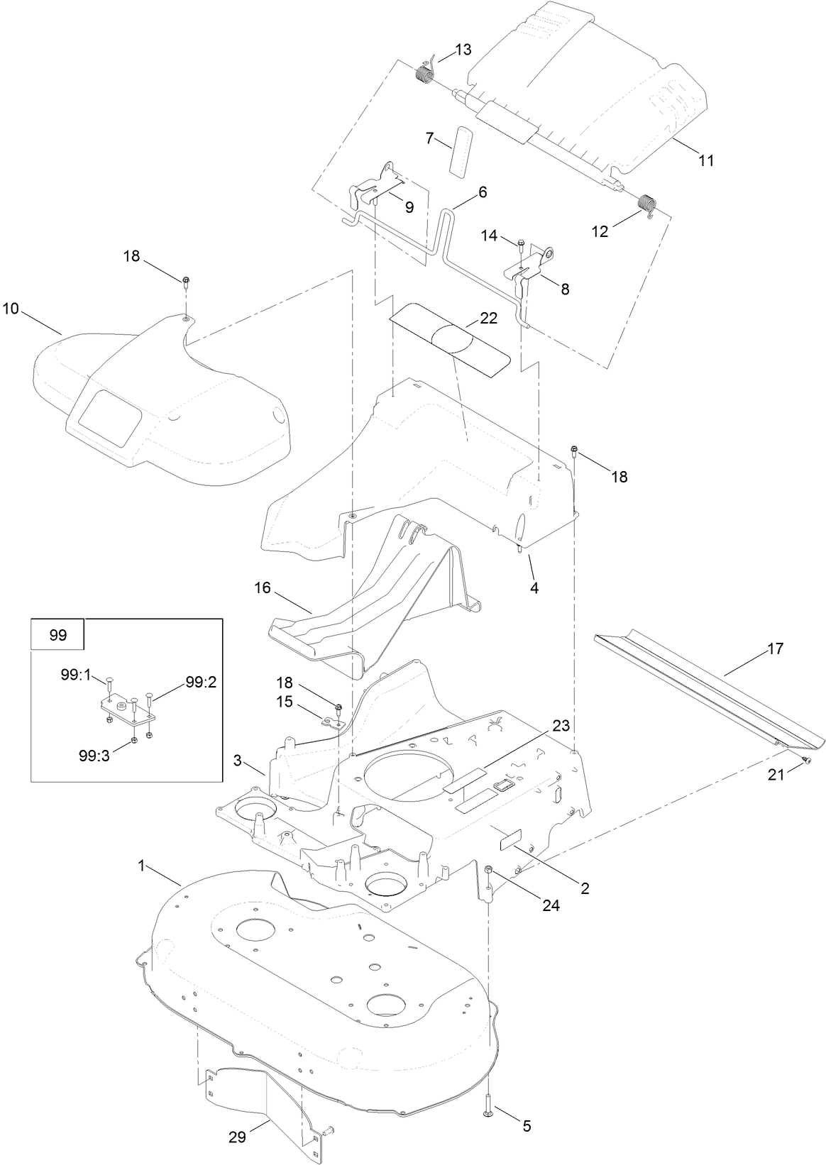 Deck and Frame Assembly