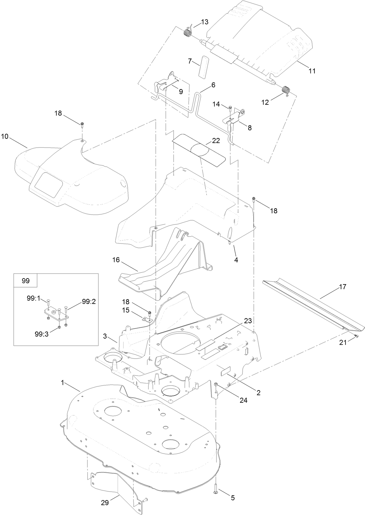 Deck and Frame Assembly