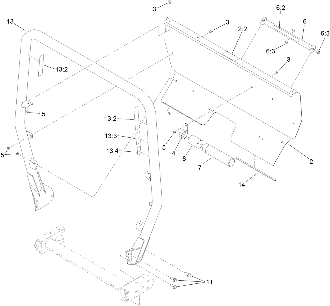 Roll-Over Protection System Assembly