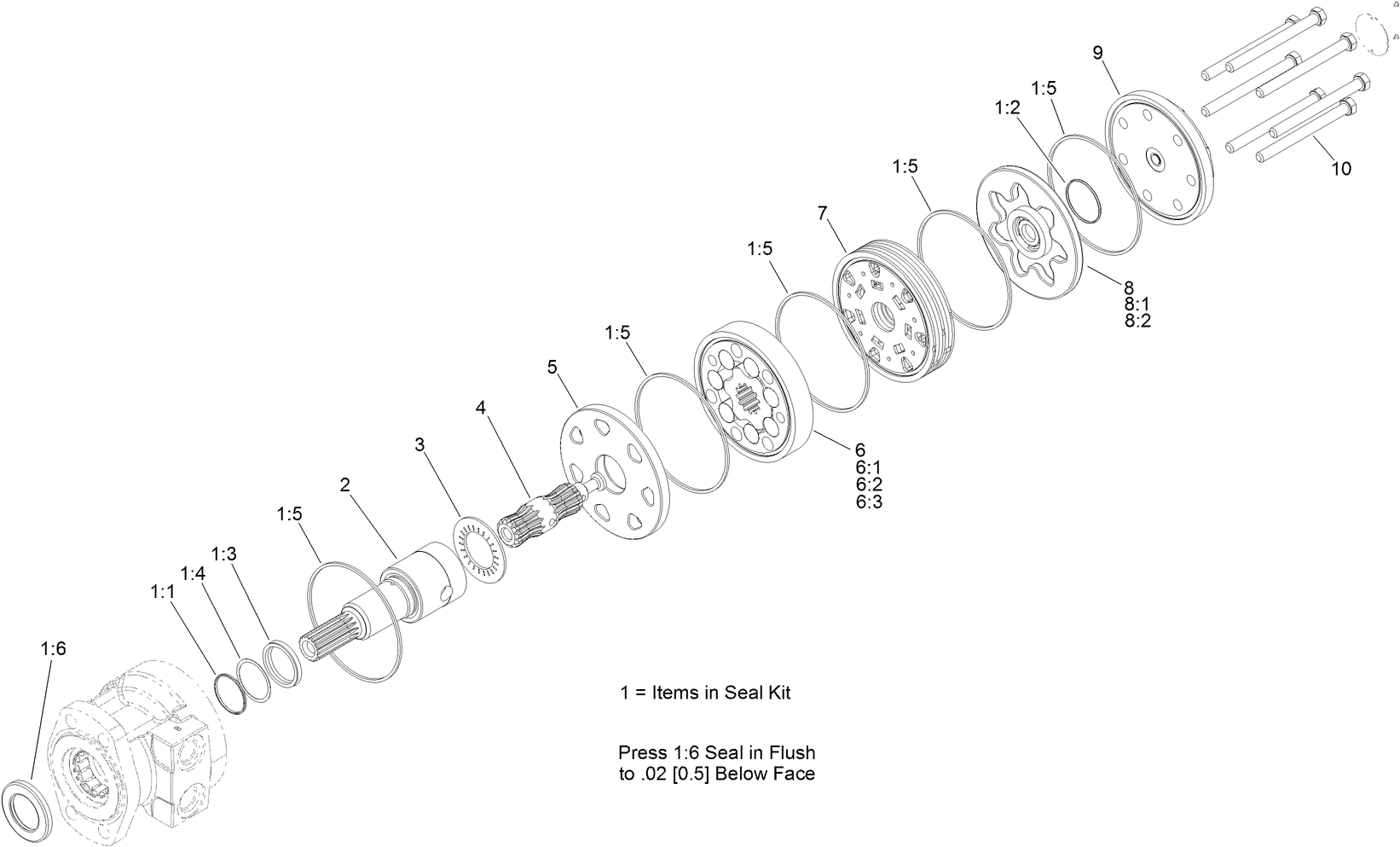 Hydraulic Motor Assembly No. AUH673156