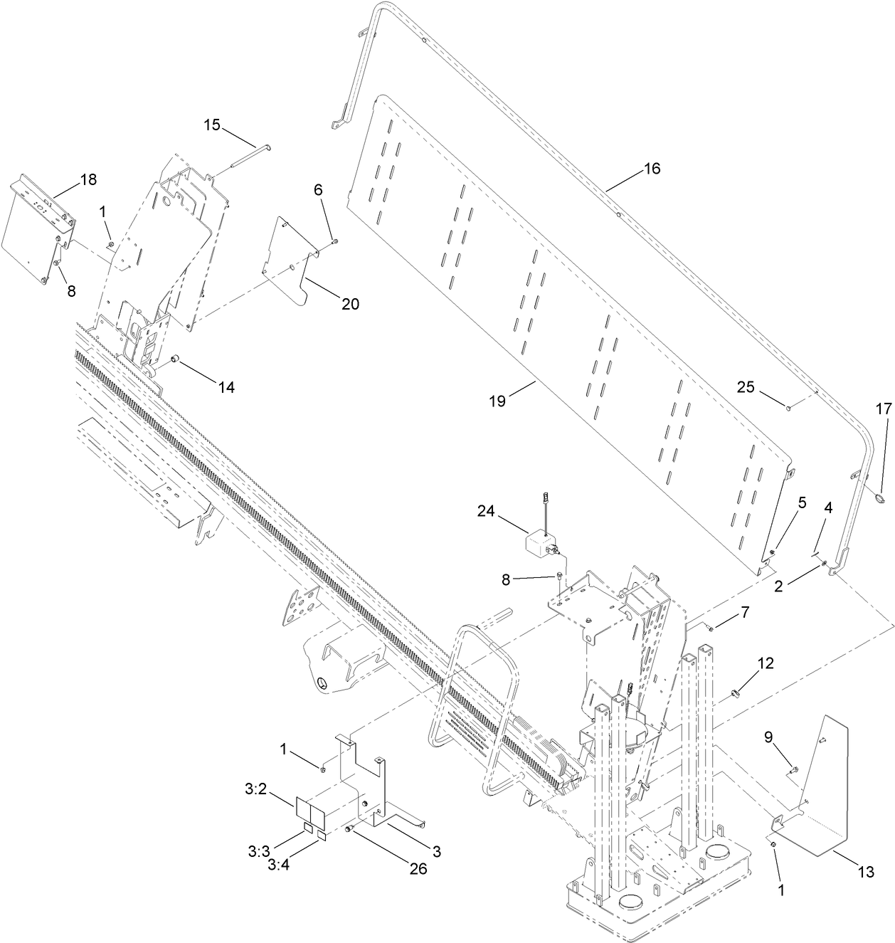 Rod Box Panel and Guard Assembly