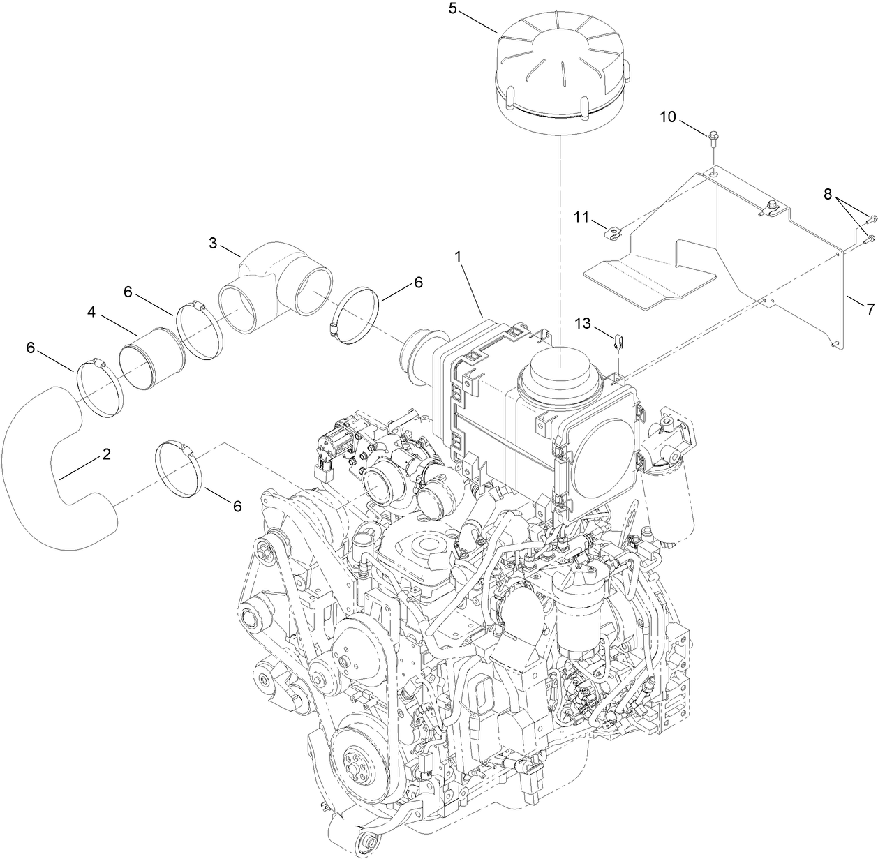 Air Cleaner and Mounting Assembly
