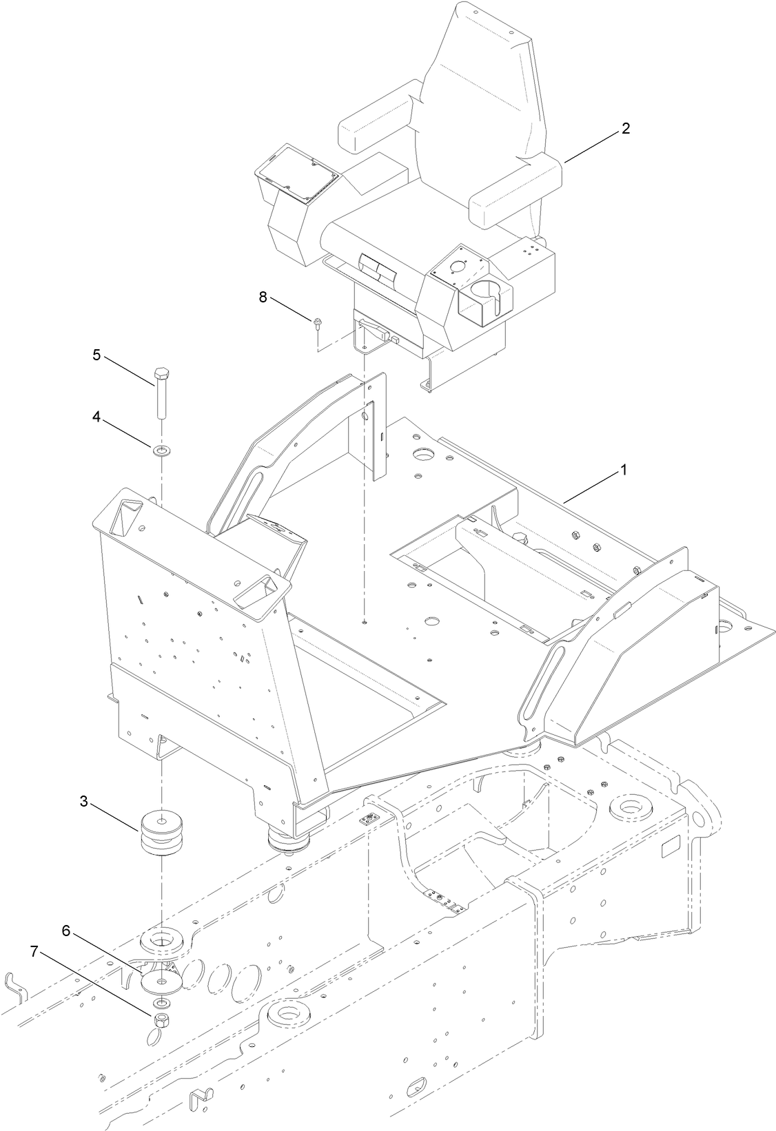 Operator Platform and Seat Assembly