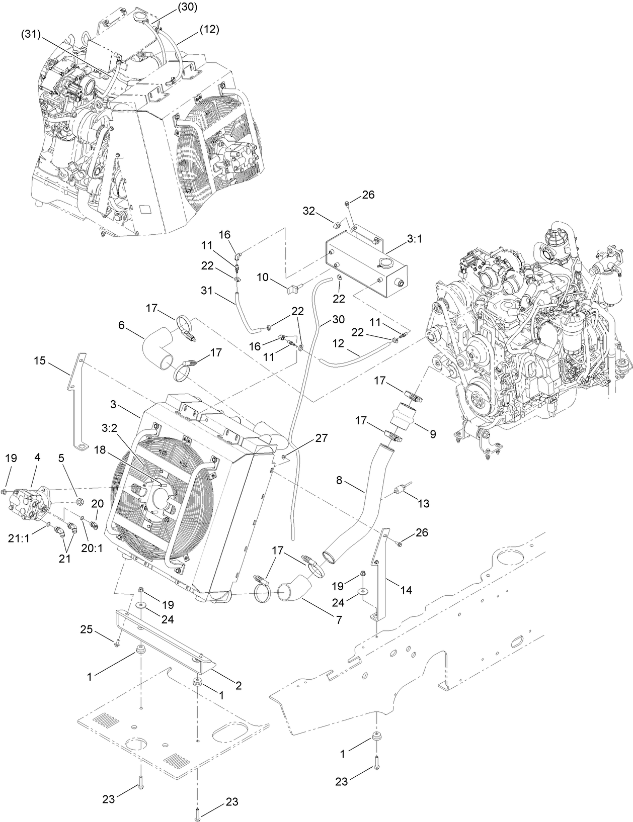 Cooling System Assembly