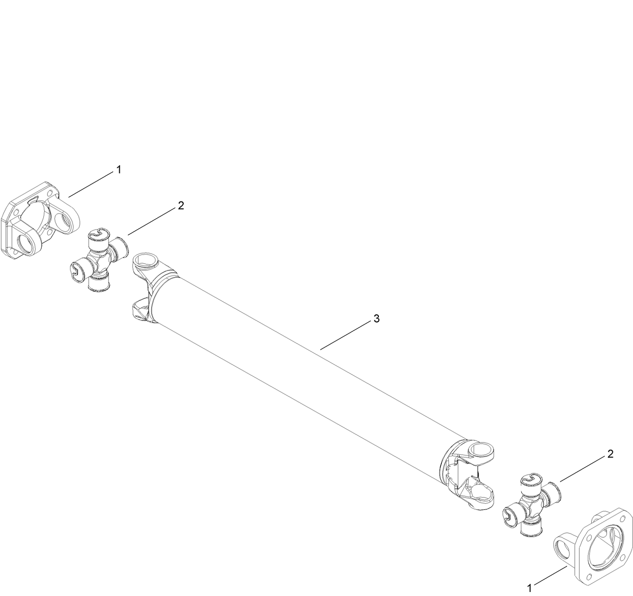 Drive Shaft Assembly No. AU106109-03